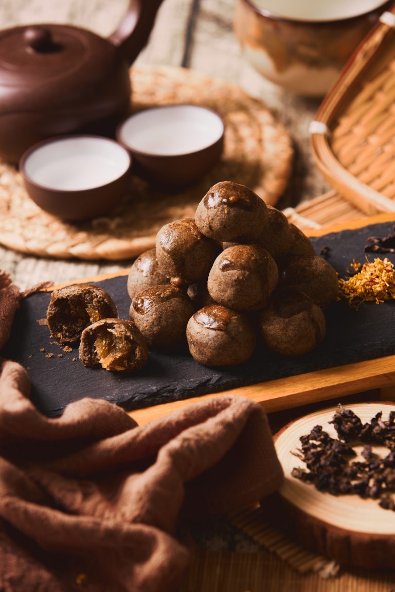 Oolong Osmanthus Pineapple Ball